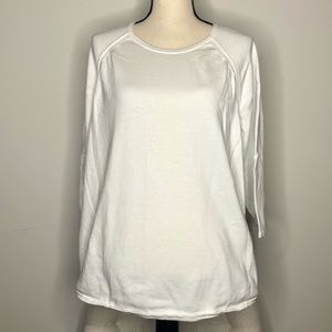 💥 Jeanne Pierre White Sweater in Sz 1X